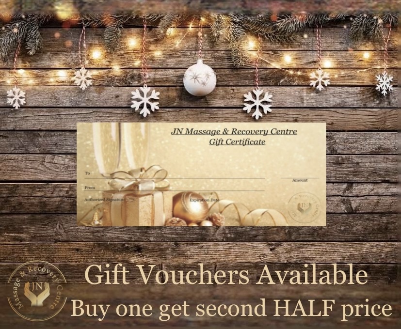 Christmas Massage & Treatment Voucher - Buy One Get One Half Price